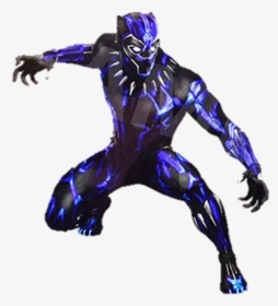 Black Panther Glow Suit, HD Png Download, Transparent PNG