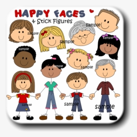 & Stick Figures Sample Sample Sample Sample Sample - Family Members Clipart Free, HD Png Download, Transparent PNG