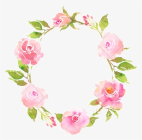 Flower Cliparts Transparent Country - Pink Flower Wreath Clipart, HD Png Download, Transparent PNG