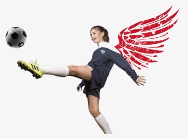 Transparent Soccer Girl Png - Kick American Football, Png Download, Transparent PNG