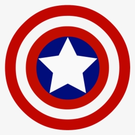 Transparent Cartoon Shield Png - Captain America Shield Png, Png Download, Transparent PNG