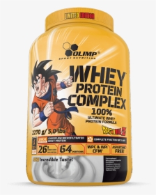 Olimp Whey Protein Complex 2270g Dragon Ball Z   Title - Olimp Whey Protein Complex Dragon Ball, HD Png Download, Transparent PNG