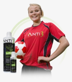 Anti3 Soccer Girl - Player, HD Png Download, Transparent PNG