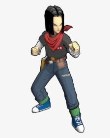 Download Zip Archive - Dbz Budokai Android 17, HD Png Download, Transparent PNG