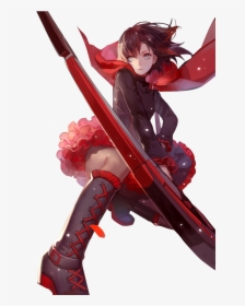 Ruby Rose Anime Rwby , Png Download - Ruby Rose Rwby Png, Transparent Png, Transparent PNG
