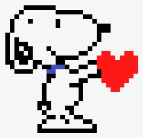 Pixel Art Snoopy, HD Png Download, Transparent PNG