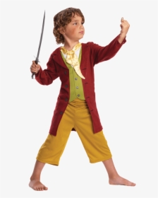 Child The Hobbit Bilbo Baggins Costume - Easy World Book Day Easy Book Character Costumes, HD Png Download, Transparent PNG