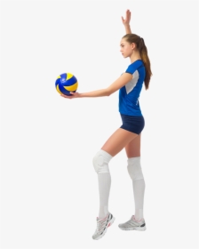 Girls Volleyball Volleyball Player, HD Png Download, Transparent PNG