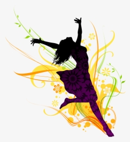 Dance Girl Png Clipart - Physical Education Dance Design, Transparent Png, Transparent PNG