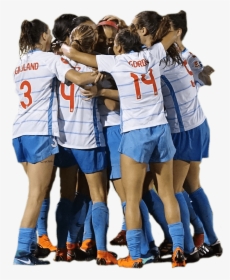 Stryker Girl Soccer Players - Huddle, HD Png Download, Transparent PNG