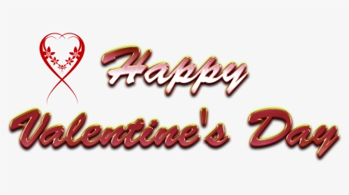 Happy Valentines Day Png Photos - Transparent Valentine Day Text Png, Png Download, Transparent PNG