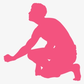 Kneeling Silhouette, HD Png Download, Transparent PNG