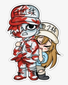 Cells At Work White Blood Cell Sticker, HD Png Download, Transparent PNG