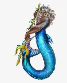 Freetoedit Merman King Triton Bluetail - Illustration, HD Png Download, Transparent PNG