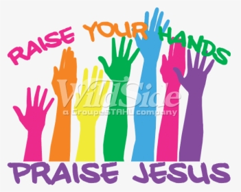 Raise Your Hands Praise Jesus - Illustration, HD Png Download, Transparent PNG