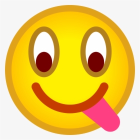 Emoticon Smiley Tongue Clip Art - Green Smiley With Tongue, HD Png Download, Transparent PNG