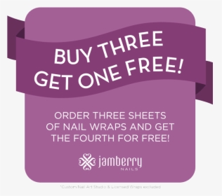 Http - //christi - Jamberrynails - Net/ - Buy 3 Get 1 Free Jamberry 2017, HD Png Download, Transparent PNG