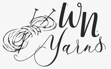 Wn Yarns - Calligraphy - Line Art, HD Png Download, Transparent PNG