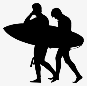 Surfing Silhouette Computer Icons Download - Hand On Hips Silhouette, HD Png Download, Transparent PNG