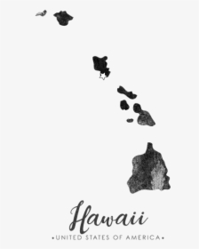 Hawaiian State Map Aesthetic, HD Png Download, Transparent PNG