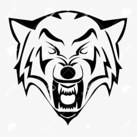 Wolf Head Outline Free Best On Transparent Png - Animal Head Tattoo, Png Download, Transparent PNG