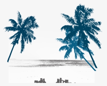 Palm Trees Background Design Png, Transparent Png, Transparent PNG