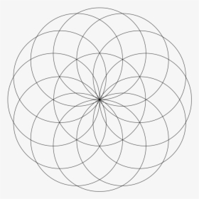 Line Art,angle,symmetry - Hegel Circle Of Circles, HD Png Download, Transparent PNG