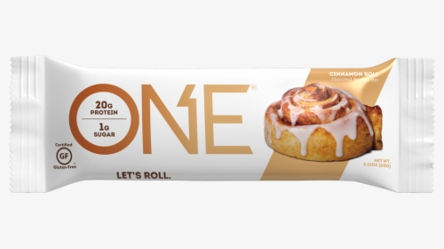One Bars Cinnamon Roll Protein Bar - One Protein Bar Cinnamon Roll, HD Png Download, Transparent PNG