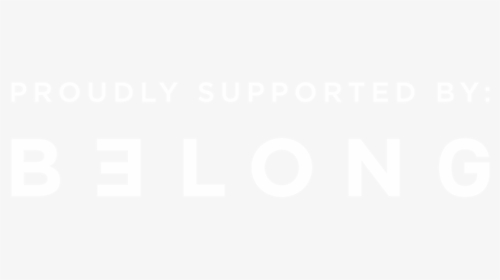 Belong Sponsorship Logo White On Transparent - White Heart Rate Png, Png Download, Transparent PNG