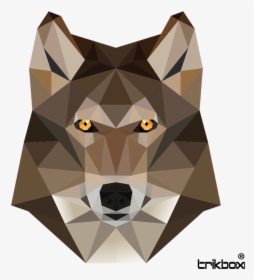 Vector Triangles Wolf - Red Fox, HD Png Download, Transparent PNG