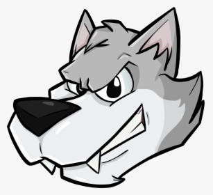 Cartoon Head By Theiyoume - Wolf Cartoon Png, Transparent Png, Transparent PNG