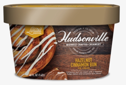 Hazelnut Cinnamon Bun Carton - Cinnamon Bun Ice Cream Flavor, HD Png Download, Transparent PNG