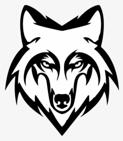Vector Wolf Wolf Black And White Png- - Wolf Head Black And White, Transparent Png, Transparent PNG