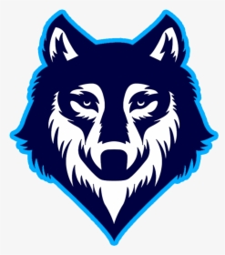 Blue Gray Wolf Drawing Logo Free Download Png Hq Clipart - Transparent Background Wolf Logo, Png Download, Transparent PNG