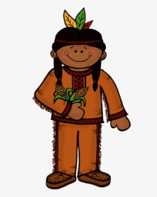 Native American Thanksgiving Clipart Kid - Native American Clipart, HD Png Download, Transparent PNG