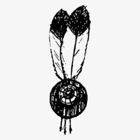 Transparent Native American Clipart Black And White - Illustration, HD Png Download, Transparent PNG
