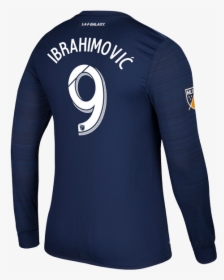 La Galaxy Zlatan Ibrahimović Secondary Authentic Long - Long-sleeved T-shirt, HD Png Download, Transparent PNG