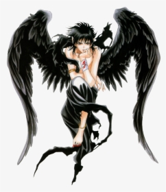 Transparent Anime Png Images - Male Anime Fallen Angel, Png Download, Transparent PNG