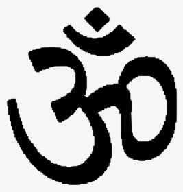 Om Symbol Hinduism Vishnu Drawing - 5 Main Religions Symbols, HD Png Download, Transparent PNG