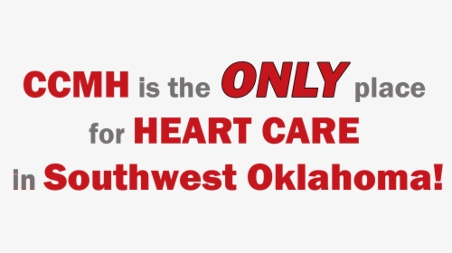 Only Heart Care In Southwest Oklahoma - Graphic Design, HD Png Download, Transparent PNG