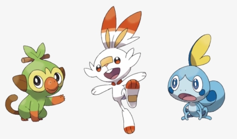 Nothing Else Was Really Revealed Other Than The Three - Scorbunny Sobble Y Grookey, HD Png Download, Transparent PNG