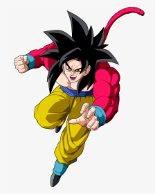 Super Saiyan 4 Goku Png - Dragon Ball Gt Goku Ssj4 Render, Transparent Png, Transparent PNG