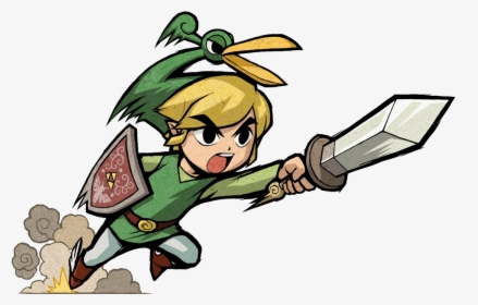 Dash Attack Zeldapedia Fandom - Link In Minish Cap, HD Png Download, Transparent PNG