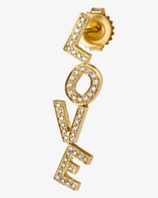 Custom Diamond Letter Earring - Body Jewelry, HD Png Download, Transparent PNG