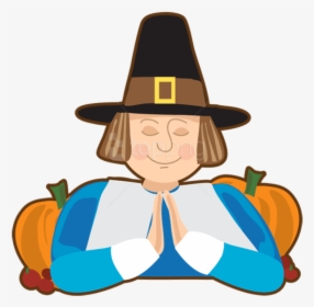 Pilgrims Cliparts Png Transparent Background - Thanksgiving Pilgrim Png, Png Download, Transparent PNG
