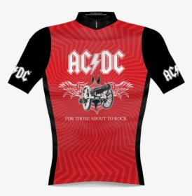 Ac/dc For Those About To Rock Men S Helix Cycling Jersey - Primal Wear Acdc, HD Png Download, Transparent PNG