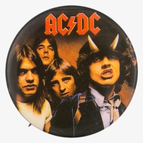 Ac/dc Highway To Hell Group Music Button Museum - De Acdc Highway To Hell, HD Png Download, Transparent PNG