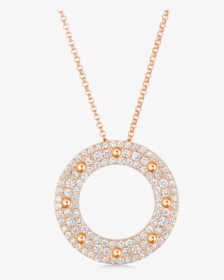 Roberto Coin Pois Moi Pave Circle Necklace, HD Png Download, Transparent PNG