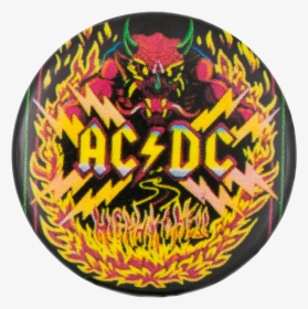 Ac/dc Highway To Hell Music Button Museum - Artwork Ac Dc Highway To Hell, HD Png Download, Transparent PNG