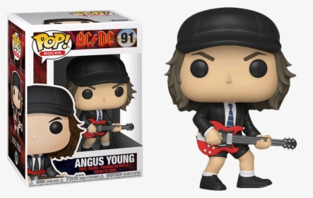 Angus Young Pop Vinyl Figure - Funko Pop Angus Young, HD Png Download, Transparent PNG
